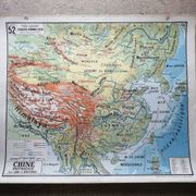 Vintage school card: China n°52 Vidal Lablache.