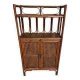 Rattan shelf