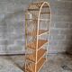 Old rattan shelf