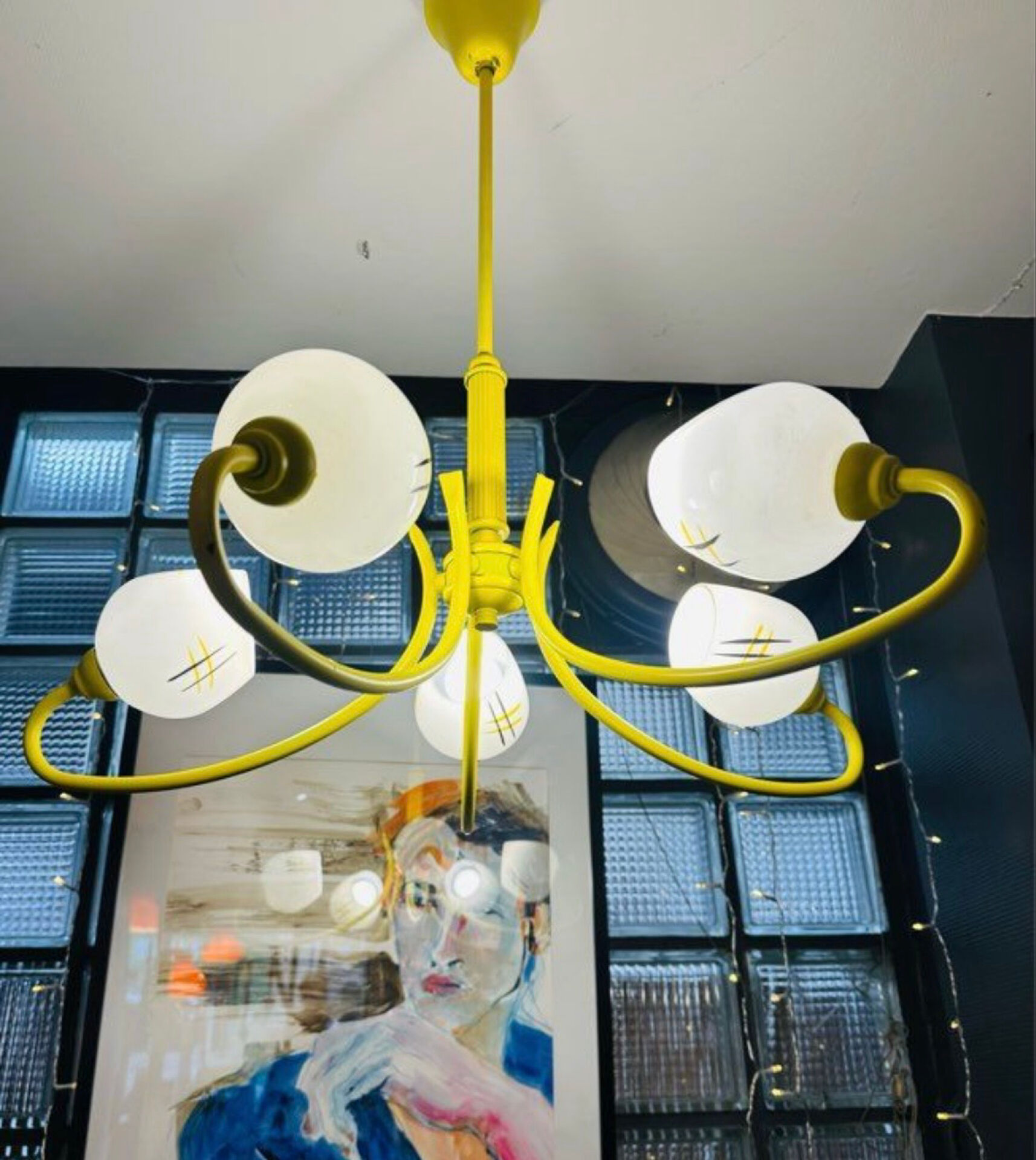 Luminaire spider vintage