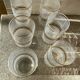 6 verres à orangeade vintage