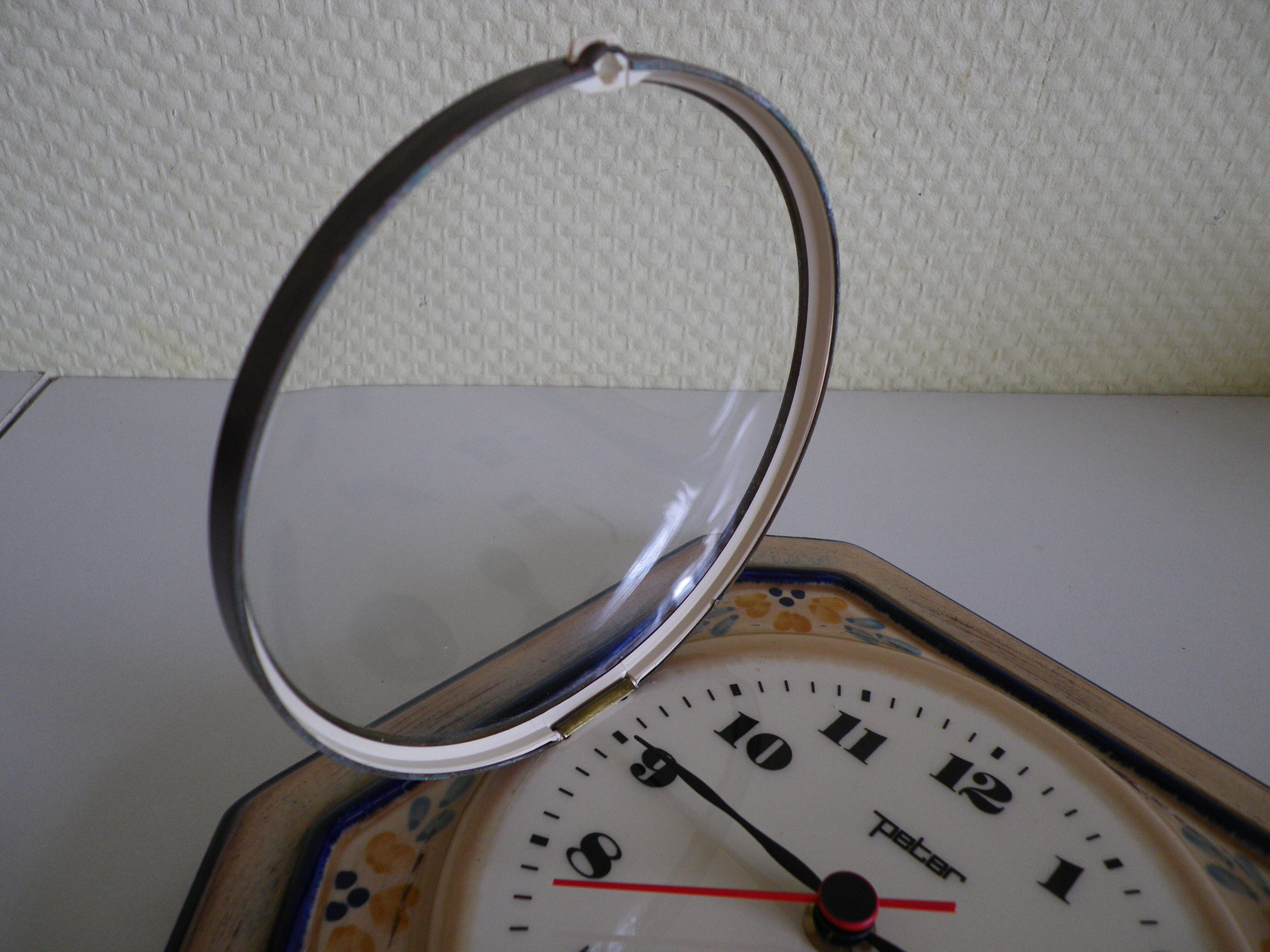 Enamel ceramic pendule/clock - Mark Peter - Germany