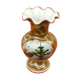 Baluster vase on foot-shower Ceramic decoration house in undergrowth