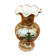 Baluster vase on foot-shower Ceramic decoration house in undergrowth