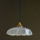suspension ancienne bleue