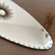 Beveled oval mirror to pose art deco 40s 50s 15x55cm