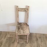 Old patina chair pink