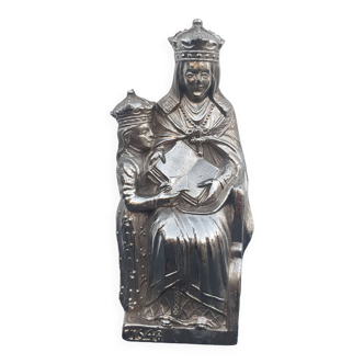 Metal statuette of St. Anne the Educator