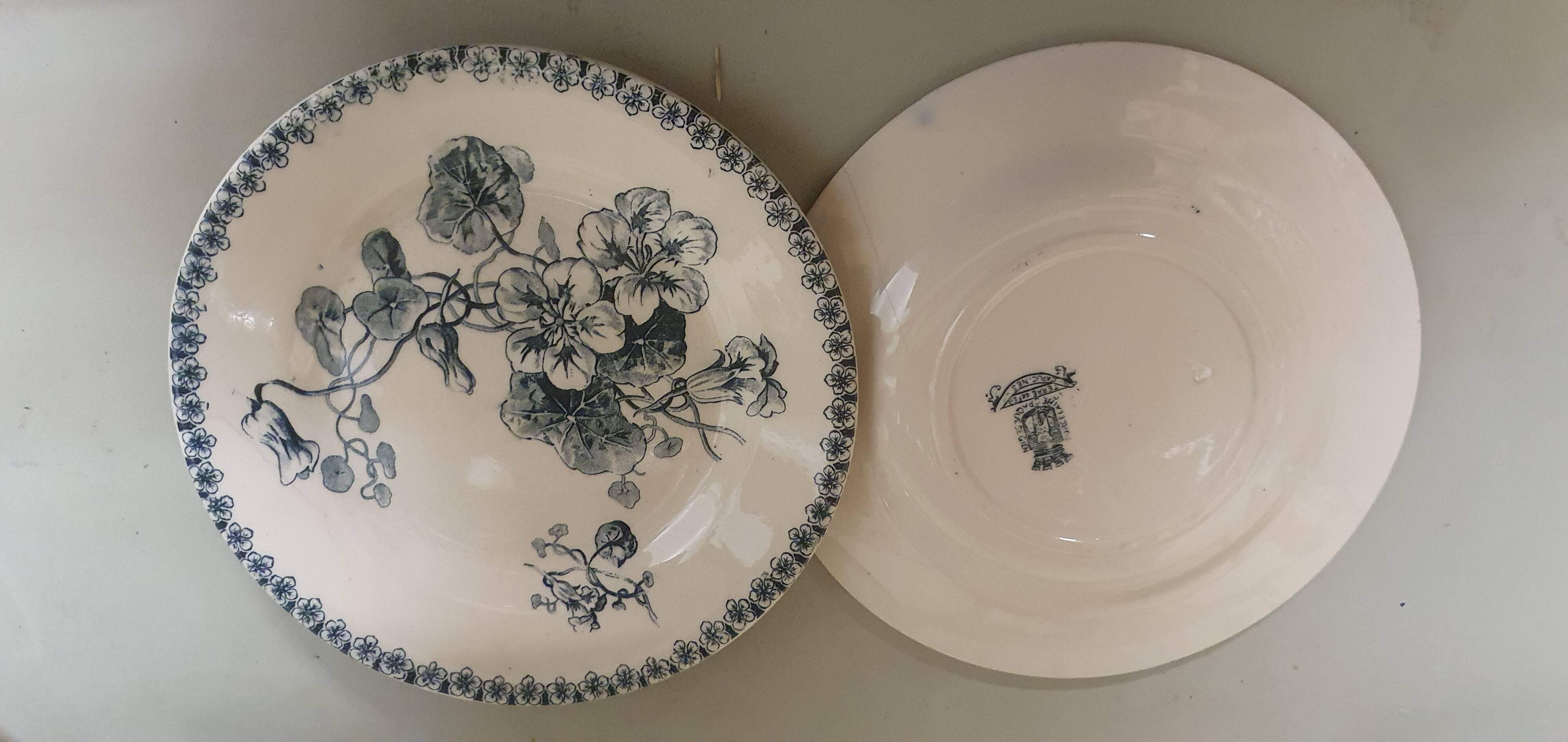 Assiettes terre de fer