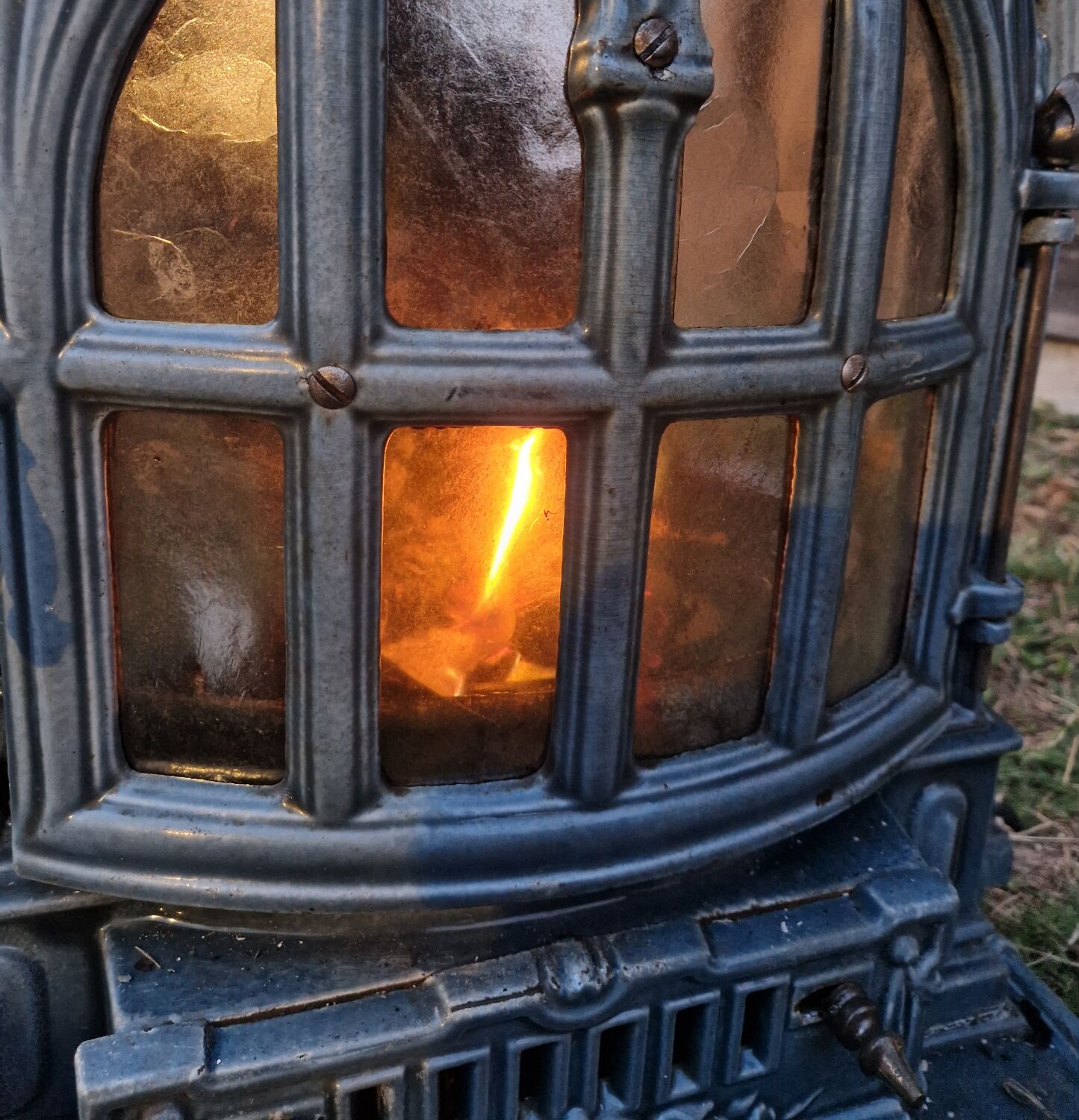 Vintage wood stove early 20th century