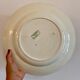 Round vinatge dish in iron earth model Palmyra of Sarreguemines