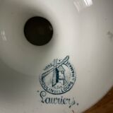 Compotier pedestal in earthenware Moulin des Loups & Hamage, Lauriers model