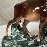 Ceramic Chamois Statue