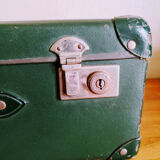 Small green suitcase