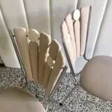 Vintage deconstructured "petals" chairs restored