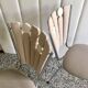 Vintage deconstructured "petals" chairs restored