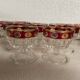 Set of 10 antique glasses