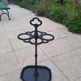 Painted cast iron umbrella stand