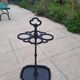 Painted cast iron umbrella stand