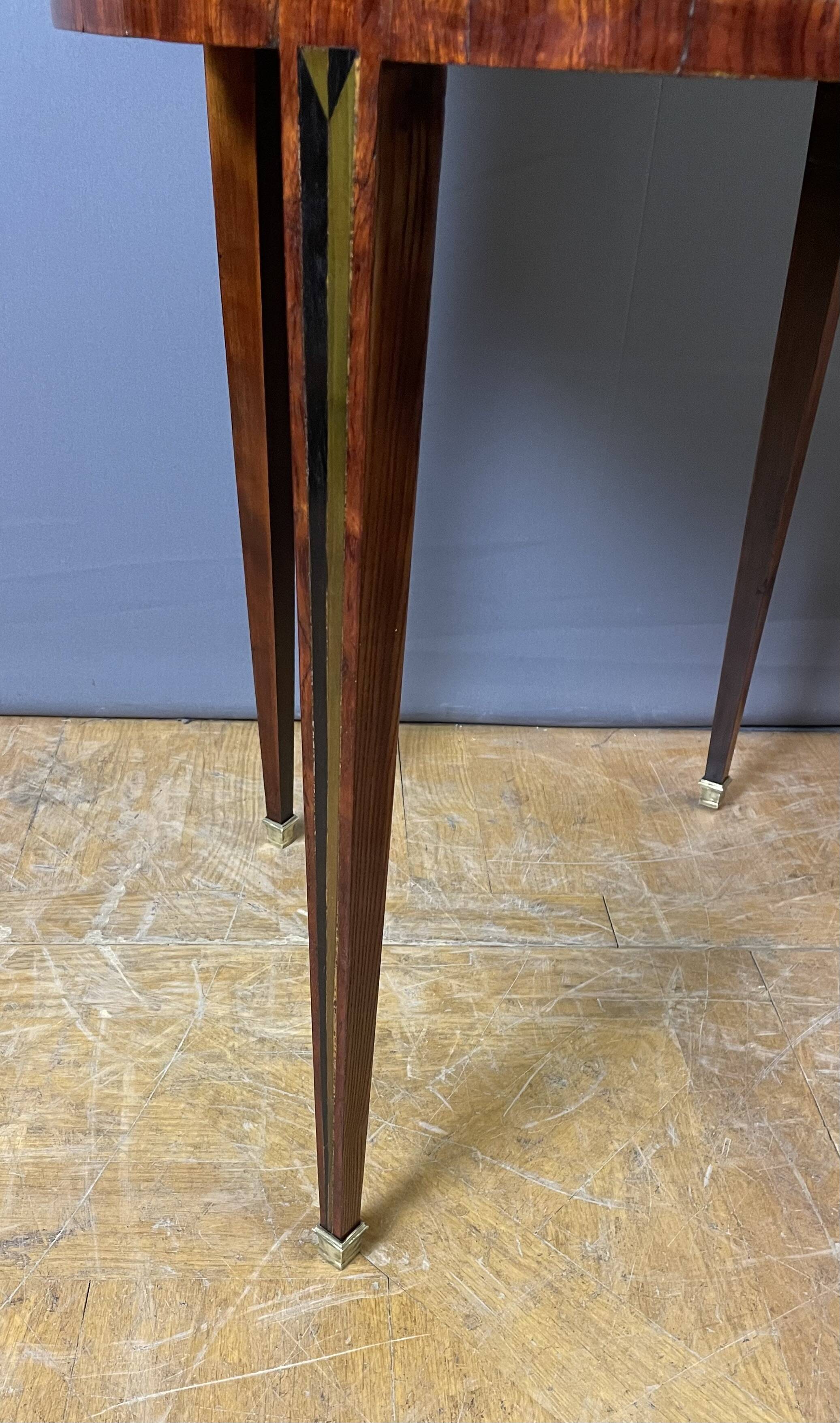 Bouillotte Table Louis XVI early 19th century