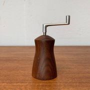 Mid-century teak pepper mill by Pede, 1960s.