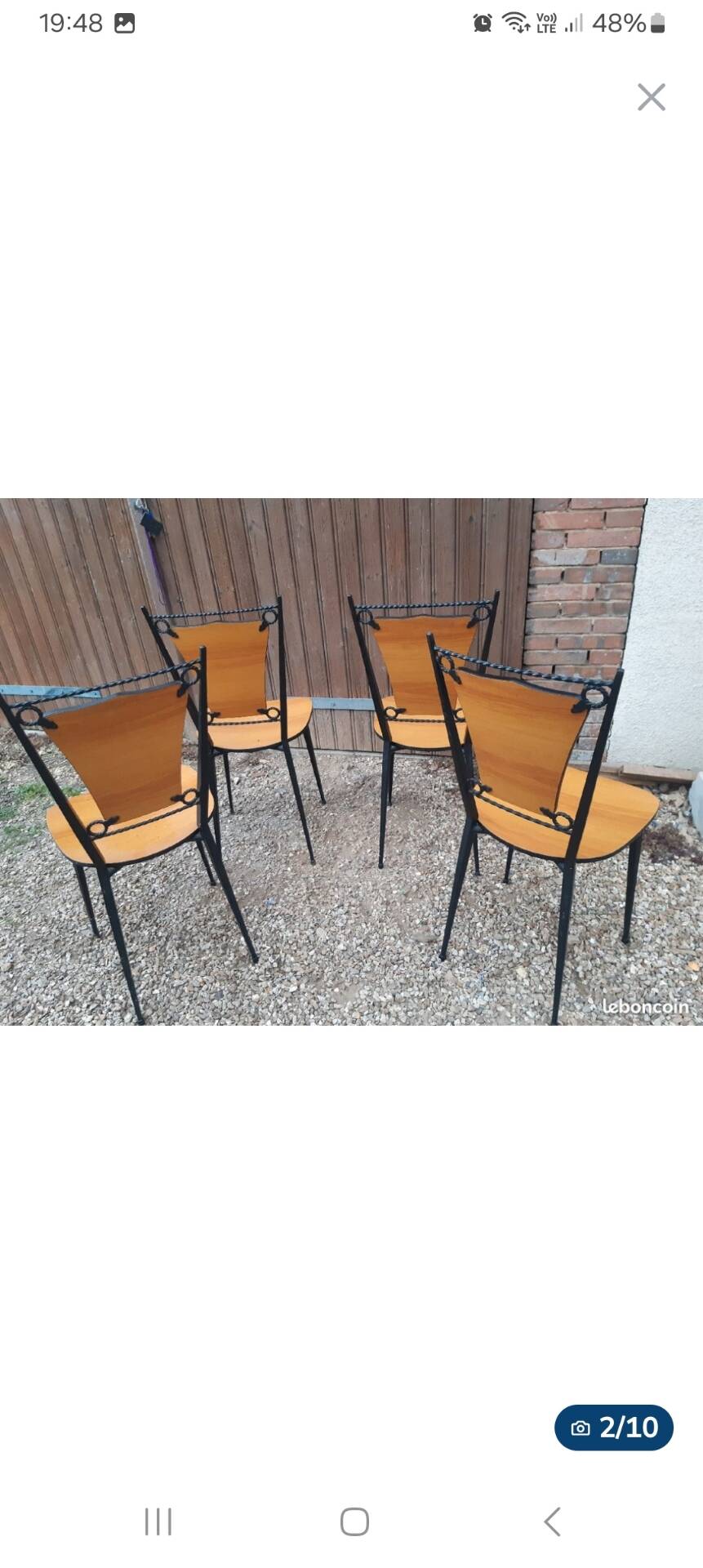 Table and chairs unique model