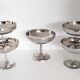 Ice cream or sorbet cups, set of 5, in 18/10 stainless steel (ref 18)