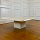 Minimalist marble coffee table
