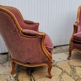 Paire de bergeres Louis XV