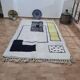Handmade wool Berber rug 250x150 cm