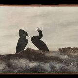 Painting les cormorans by petitjean