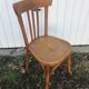 Pair of chairs bistro old vintage wood