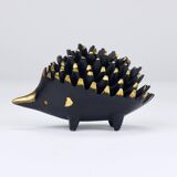 Cendriers empilables en laiton hérisson de Walter Bosse, Herta Baller, Autriche, années 1950