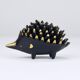 Stackable brass hedgehog ashtrays by Walter Bosse, Herta Baller, Austria, 1950s.