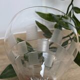 Set of 6 engraved wine glasses