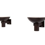 Pair philips nd60d diablo wall lamps 1960s holland