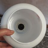 Suspension opalin glass - screen printing - 70s