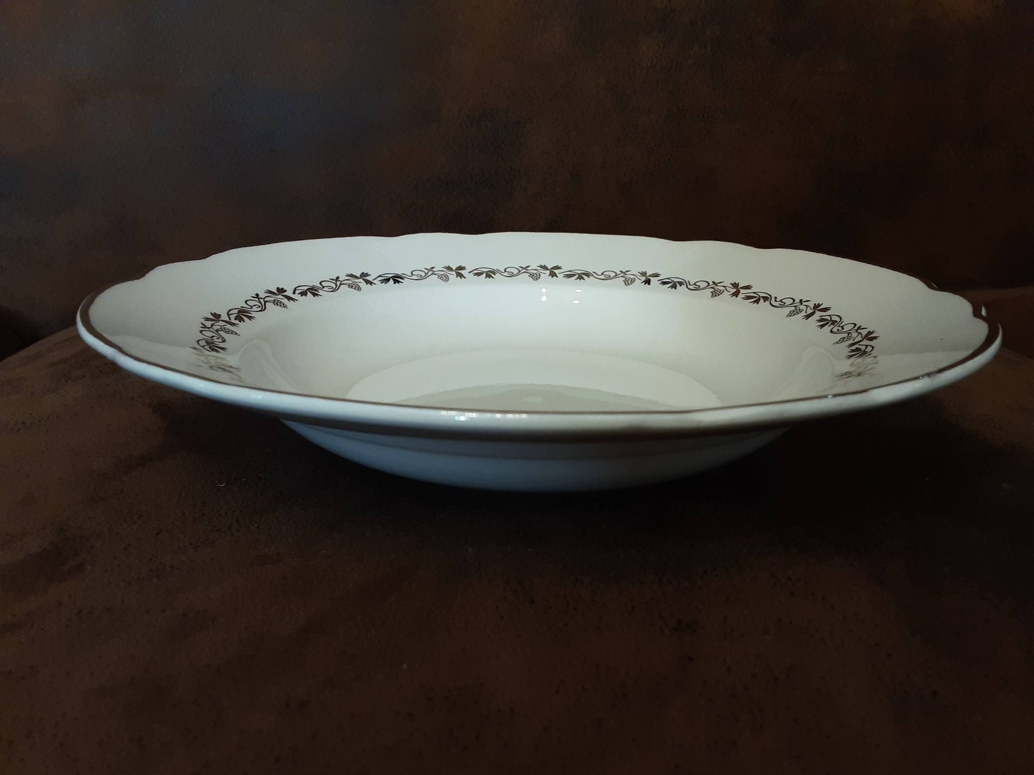 Set of 6 Willeroy and Boch soup plates