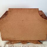 Rattan marquetry chest