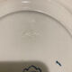Set of earthenware plates of Longwy Fismes late nineteenth