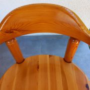 Chaise danoise en pin des années 1980