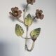 Antique metal floral hook