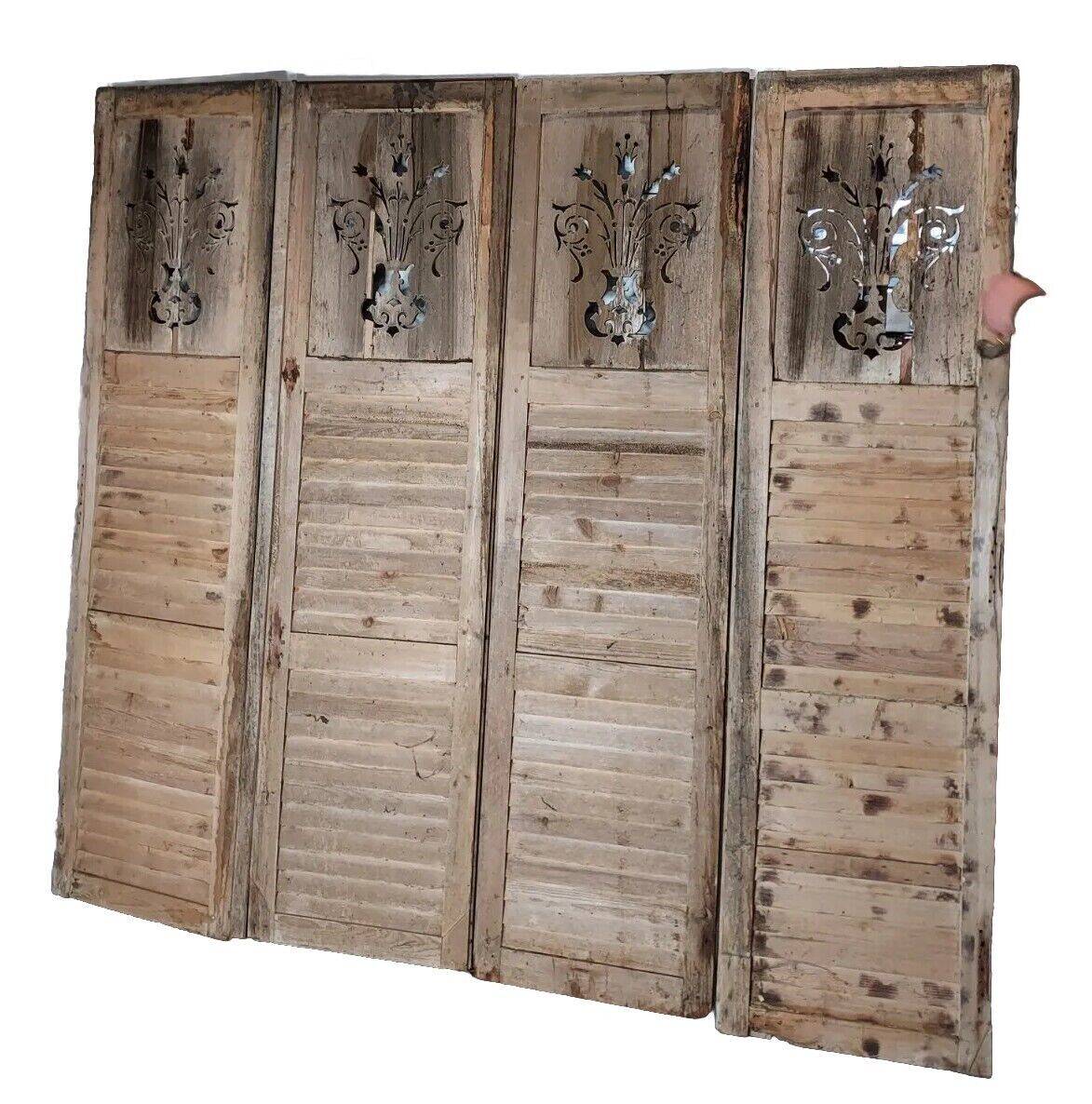 Fir shutters x 4