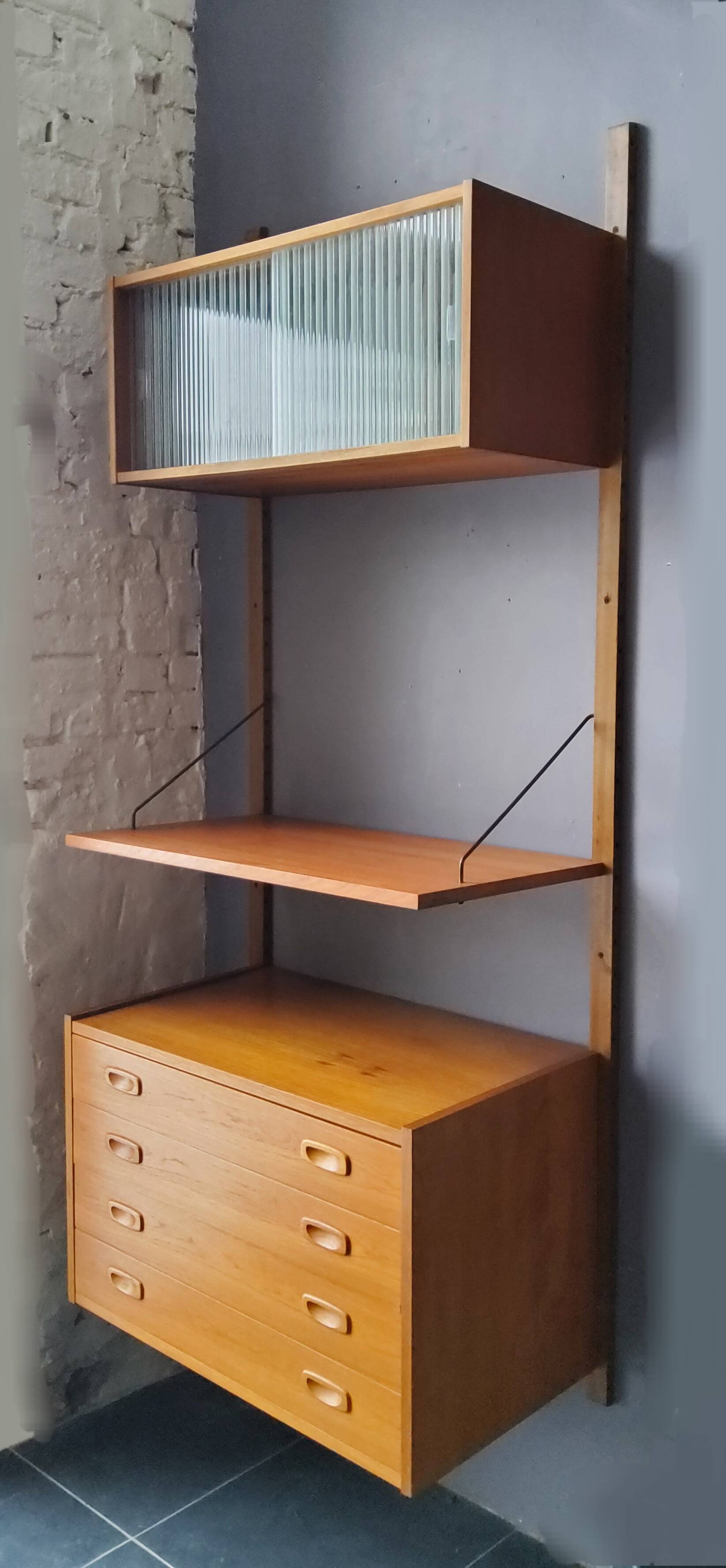 Preben Sorensen wall unit, Denmark 1960