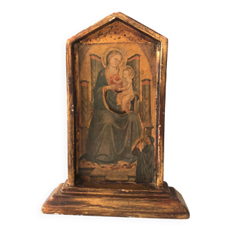 Italian icon in wood