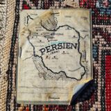 Vintage Hand Knotted Woolen Karadja Runner, from the 1970s.