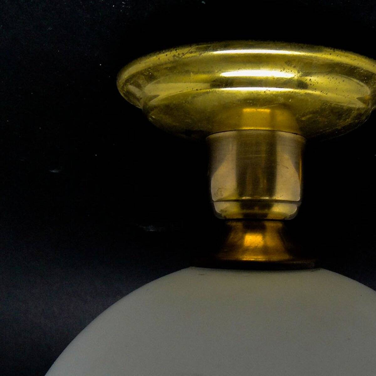 Lampe à pendentif de style Art Déco, Pologne, années 1950