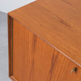 Midcentury Teak Sideboard, Norway, 1960s, Gustav Bahus Style, Fully Restore