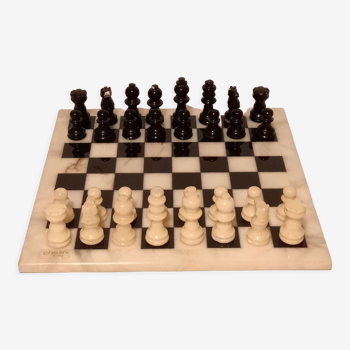Jeu d'échecs en marbre Italien Chiellini