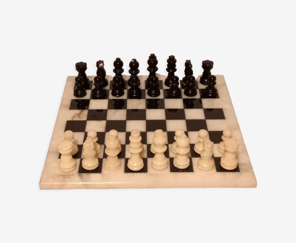 Jeu d'échecs en marbre Italien Chiellini | Selency